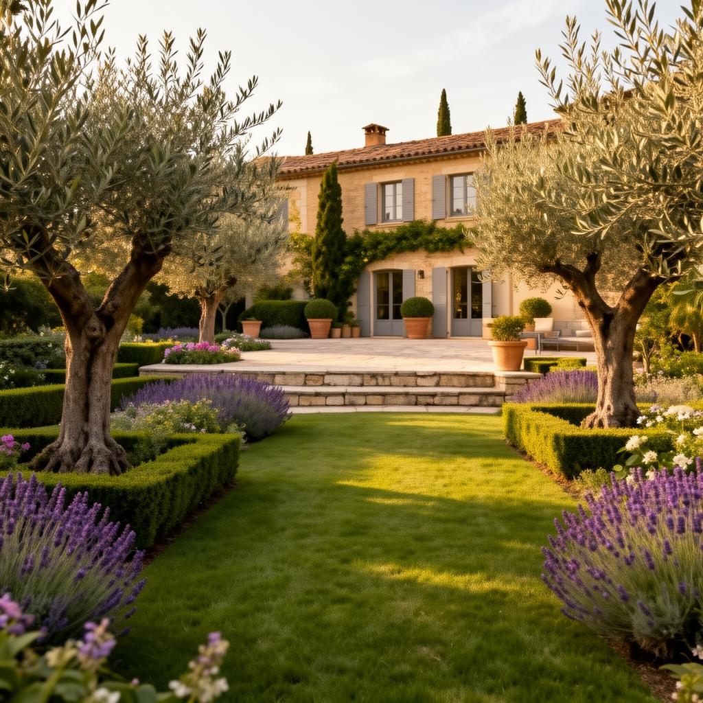 Jardin entretenu après intervention complète